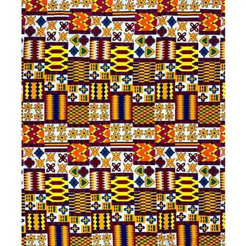  2021 Nizozemski pamuk visokokvalitetna tkanina 6 metara Ankara Afrički Print Batik Pagne pravi Vosak tkanina afrički vjetar