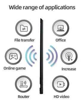  Wifi Antena od 2,4 Ghz 8dBi SMA RP BNC Utikač za Bežičnu Mrežu na PC PCIE Kartica Router IP Kamera FPS Neradnik Bluetooth Uređaj