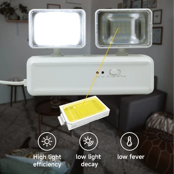  LED Hitne Punjiva Lampa, Dugotrajna Podesivi Dvostruka Svjetiljka za 360 ° za domaće, Kampiranje, Popravak, Prijenosni Rasvjeta