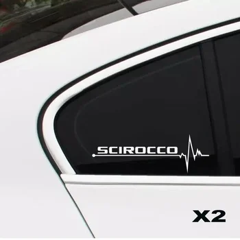  Automobilska oznaka 2 kom./lot, auto oznaka na prozor za VW VK Volkswagen GTI R Scirocco PVC, 20*7 cm