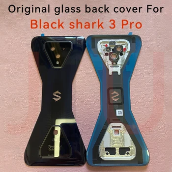  Novost Za Blackshark 3 pro, Stražnji Poklopac Pretinca za baterije, Stakleni Poklopac prtljažnika, Torbica Za Black Shark 3S, Stražnji poklopac Sa staklenim objektivom fotoaparata