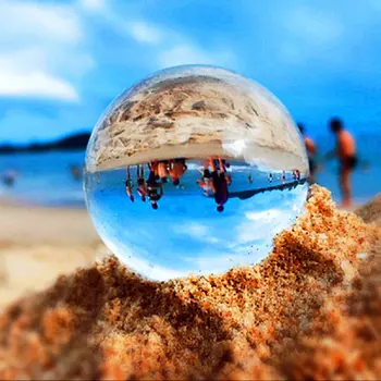  4 cm Kristalnu Kuglu Čarobni Opseg Stakleni Globus Fotografija Perle Kristal Obrt Ukras