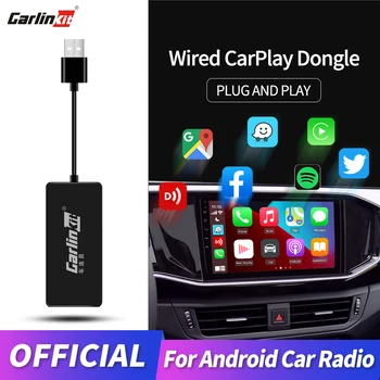  Carlinkit Žični Apple Carplay Донгл Android Auto Carplay Smart Link USB Adapter za Navigaciju media player Mirrorlink