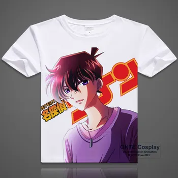  Japan Anime Detektiv Conan Majica Kaitou Kiddo Zabavne Cool majice Za muškarce I Žene Torbica Zatvoreni Kratki Rukav Majice S po cijeloj površini Ljetna Majica