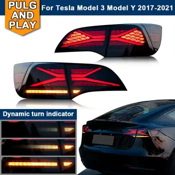  Stražnje led svjetlo s Dimljenim Svjetiljka Za Tesla Model 3 Model Y 2017 2018 2019 2020 2021 dugo svjetlo