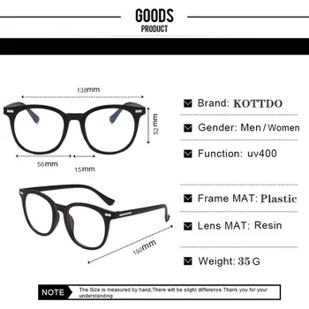  Trendi Novi Vintage Ženske Naočale s anti-Plavom svjetlošću, Okvira Za Naočale, Klasični Četvrtaste Plastične Naočale za Kratkovidnost, Gospodo Računalne Optički Naočale Za Oči