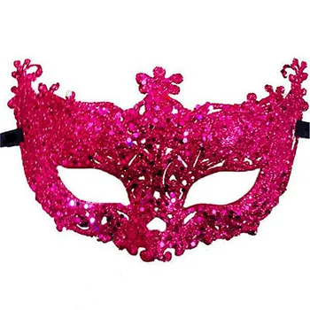  Sjajna Otvorena Maska Na Pola Lica, Seksi Ženska Maska Za Loptom-Maskenbal, Večernje Plesne Kostime Za Косплея, Маскарадная Maska