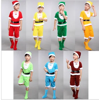  Dječji kostim sedam patuljaka, božićne kostime za djecu, princeza Snjeguljica i festival sedam patuljaka, cosplay, S-XL