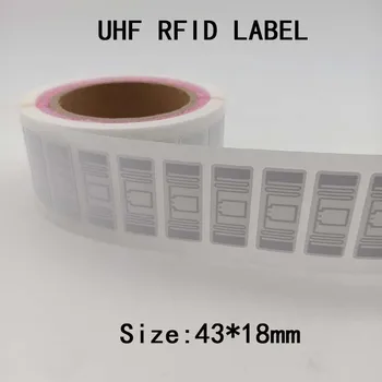  Tag naljepnica naljepnica knjižnice 100pcs ISO18000-6C UHF RFID pasivna слипчивая za upravljanje knjigu