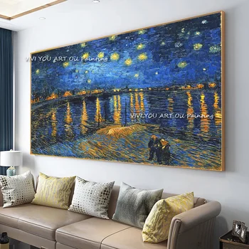  Импрессионист Van Gogh Niskonaponsku Ručni Rad, Slike Ulje Na Platnu Niskonaponsku Ukrasne Slike Za Dekor Zidova Soba
