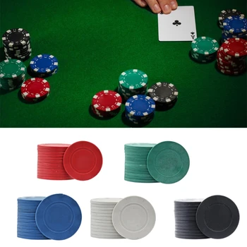  PXPF 20 komada ABS Casino Poker Chips Baccarat Black Jack Žetone i Kovanice Poker Karte Mahjong Igra Kosti Čips Bez Nominalne vrijednosti Prazan Čip