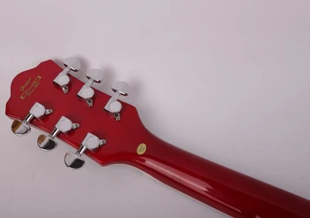  Električna gitara kvalitetan jazz s šuplje kućištem f hole red double cutaway ES335