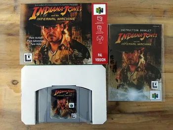  64-bitne igre ** Indiana Jones i Pakleno stroj PAL verzija (kutija + priručnik + uložak !!)