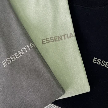  Kvalitetna muška t-shirt Essentials dugi Rukav, Majice od pamuka sa Буквенным po cijeloj površini, Jesensko-zimske Majice Unisex Оверсайз