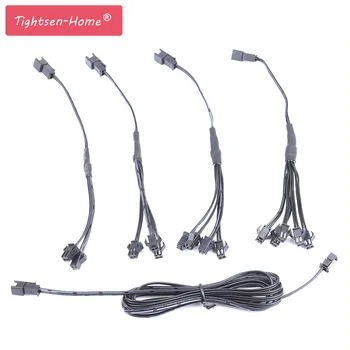  2 pinski konektor jst EL wire led Sting Splitter 1 Priključak 2 / 3 / 4 / 5 kabel 3V/12V priključak putu muško za polaganje žice AL neon