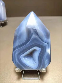  Prirodni kvarcni kristal energije Ahat crystal rupu Reiki čarobni štapić točka ozdravljenja, home dekor čakre