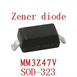  0805 smd стабилитрон sod-323 MM3Z47V 100pc