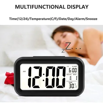  LED Digitalni sat za Alarm, Veliki Zaslon S Kalendarom Za Dom i Ured, Društvene Sat Za Putovanje, E Dječji sat, Sat za Alarm