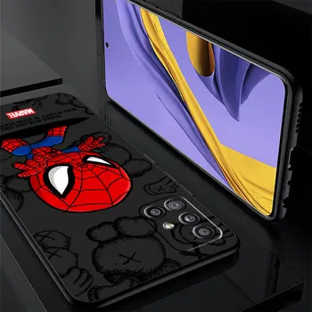  Torbica za telefon Samsung Galaxy A22 A21s A11, A13 A51 4G A12 A71 A52 5G A72 A32 Crna Službeni Torbica Marvel Iron Man Spider-Man