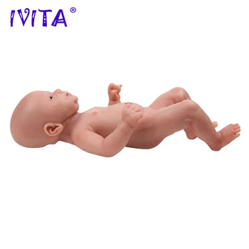  IVITA WB1512 14 inča 1,65 kg Cijelog Tijela Meke Silikonske Lutke Reborn Baby Live Imitacija Bonecas Oči Otvorene Osmijeh Igračke Za Male Dječake